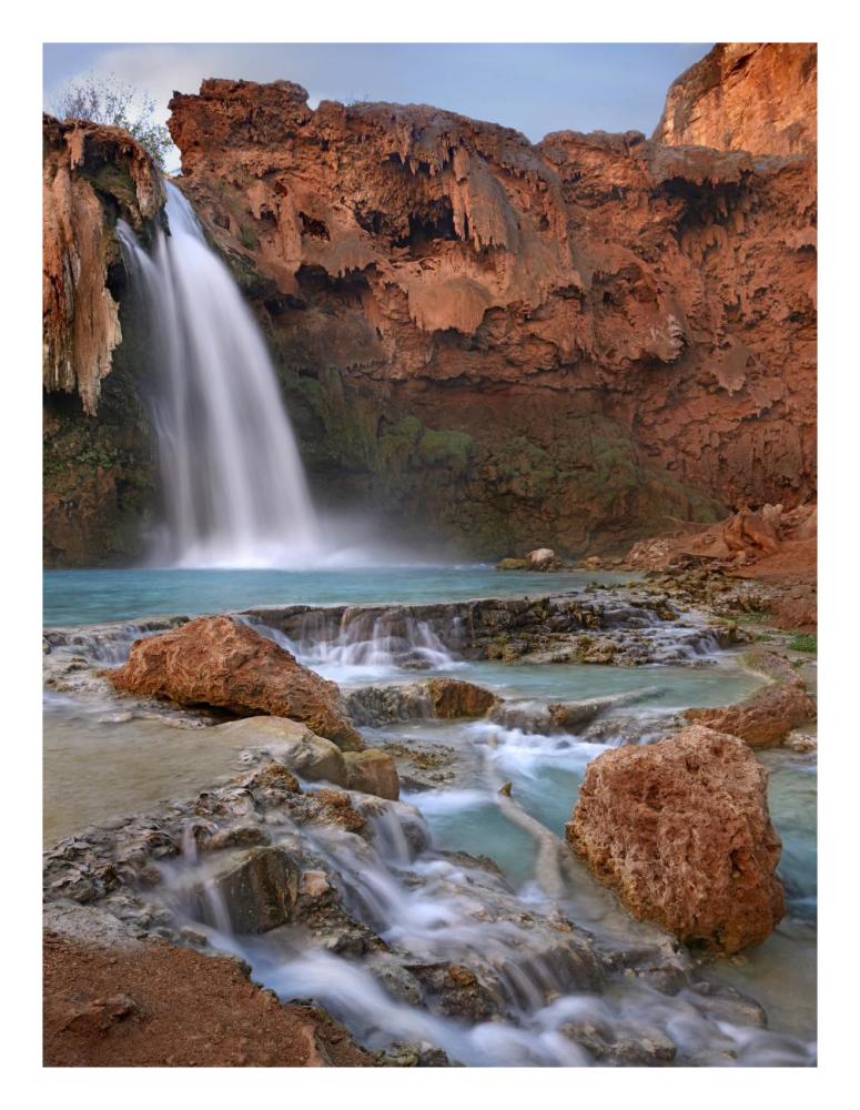 Havasu Falls, Grand Canyon, Arizona-Paper Art-20"x26"