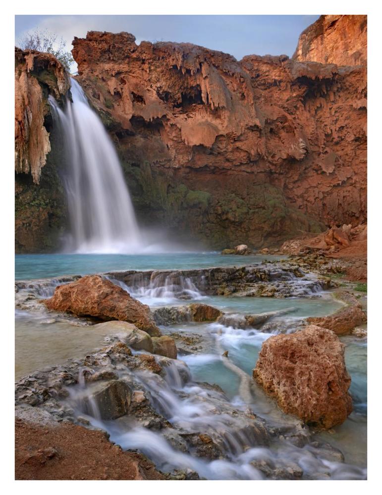 Havasu Falls, Grand Canyon, Arizona-Paper Art-26"x34"