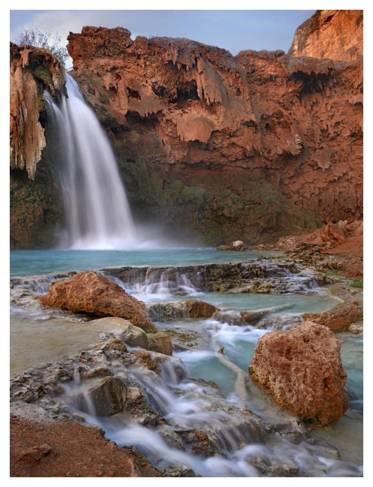 Havasu Falls, Grand Canyon, Arizona-Paper Art-38"x50"