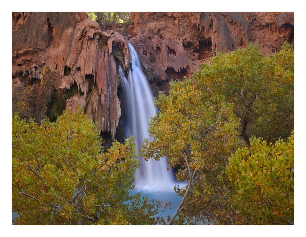 Havasu Falls, Grand Canyon, Arizona-Paper Art-26"x20"