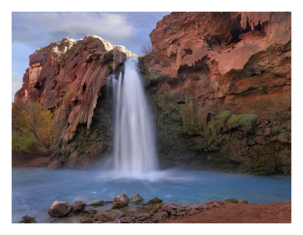 Havasu Falls, Grand Canyon, Arizona-Paper Art-26"x20"