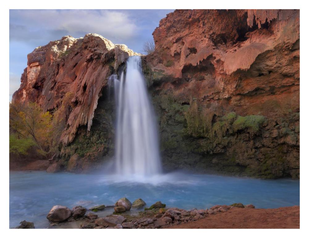 Havasu Falls, Grand Canyon, Arizona-Paper Art-34"x26"