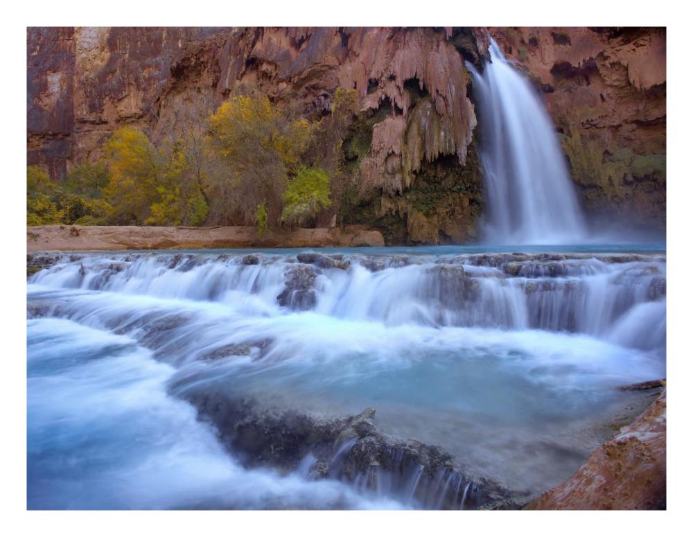 Havasu Falls, Grand Canyon, Arizona-Paper Art-26"x20"