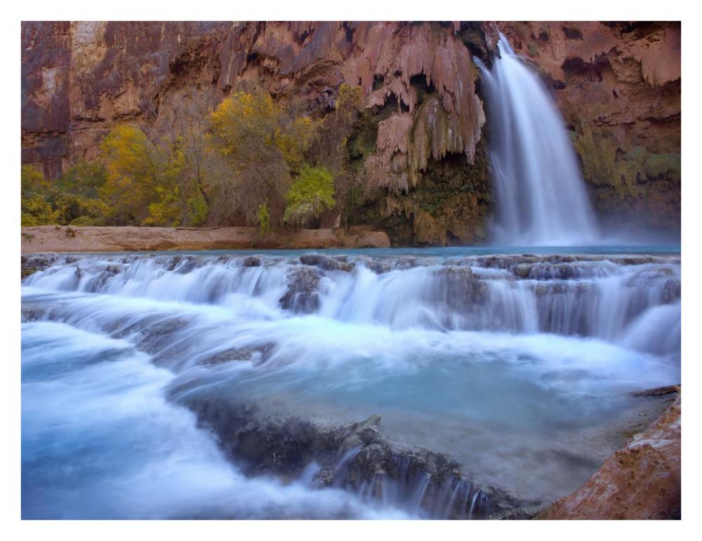 Havasu Falls, Grand Canyon, Arizona-Paper Art-34"x26"
