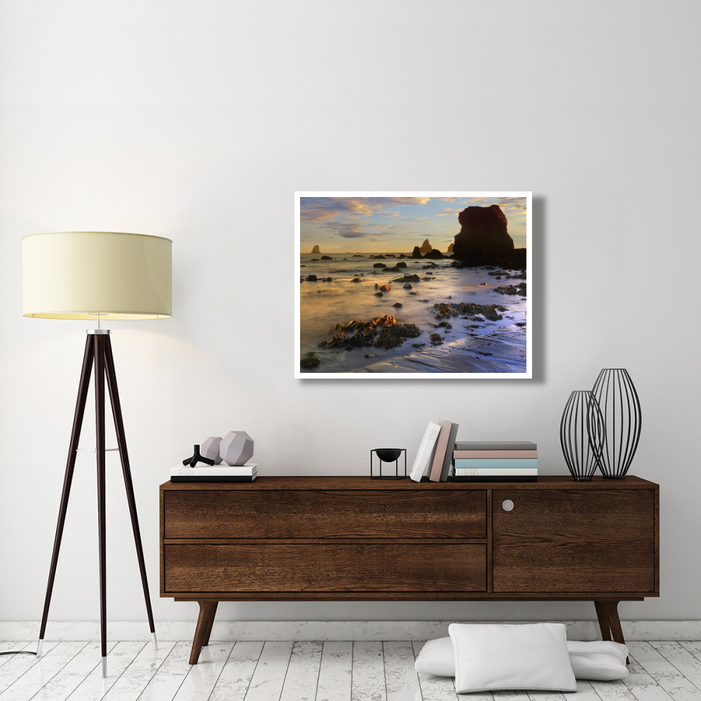 Seastacks, Lone Ranch Beach, Oregon-Paper Art-42&quotx32"