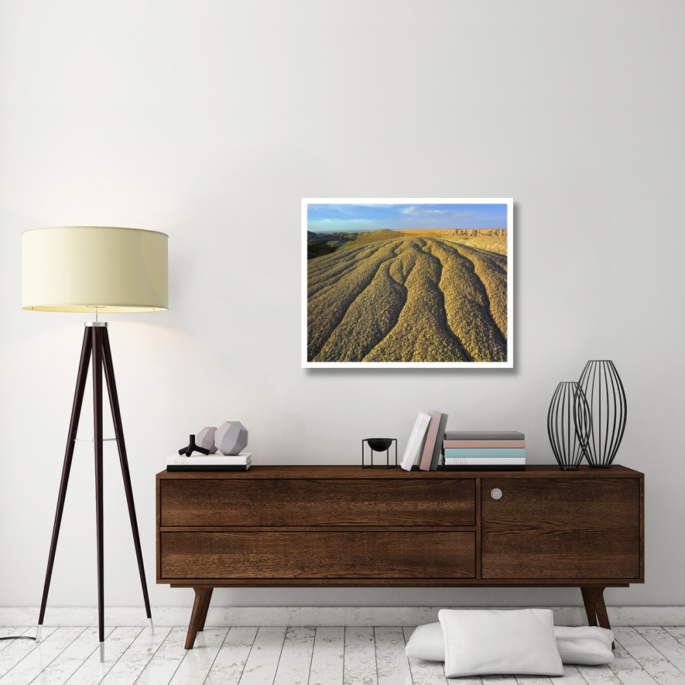 Badlands National Park, South Dakota-Paper Art-37&quotx30"