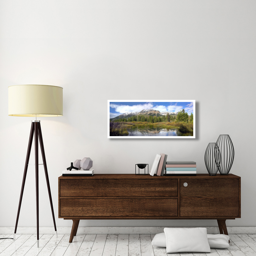 Easely Peak, Boulder Mountains, Idaho-Paper Art-42&quotx18"