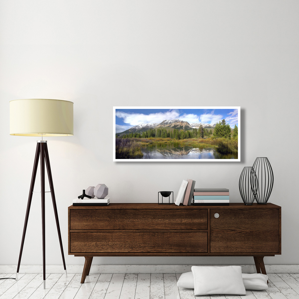 Easely Peak, Boulder Mountains, Idaho-Paper Art-52&quotx22"