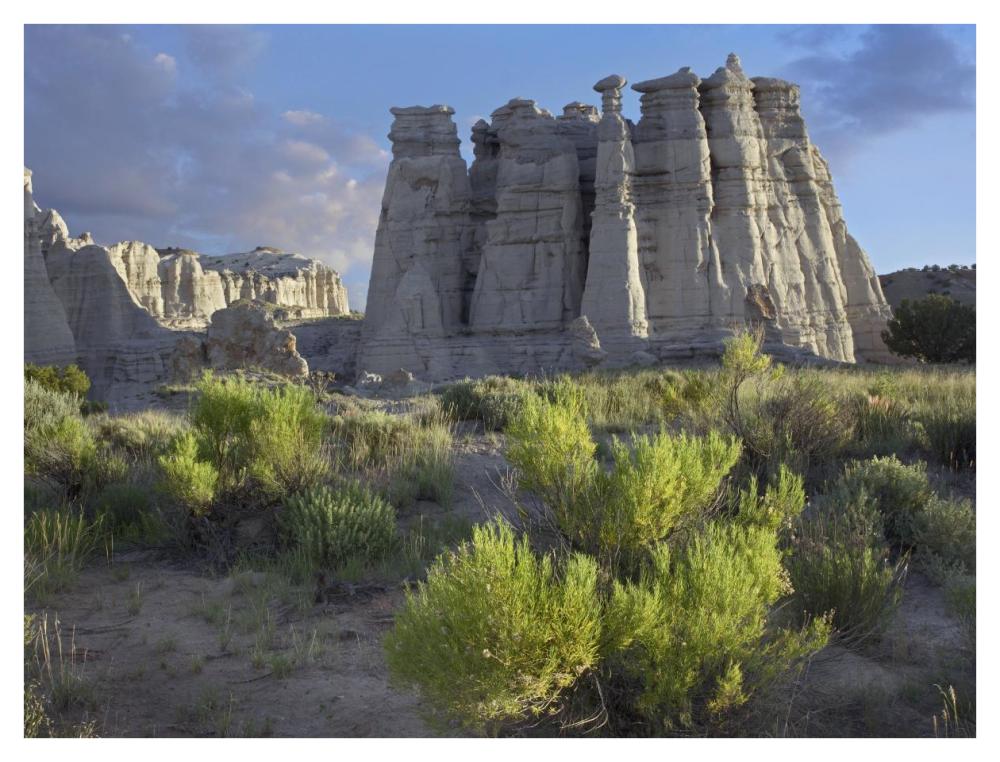 Plaza Blanca near Abiquiu, New Mexico-Paper Art-42"x32"