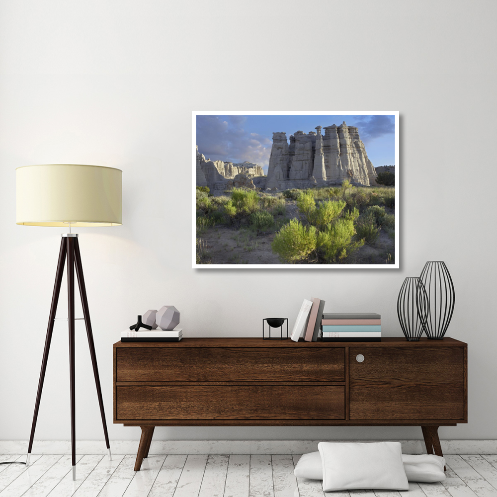 Plaza Blanca near Abiquiu, New Mexico-Paper Art-50&quotx38"
