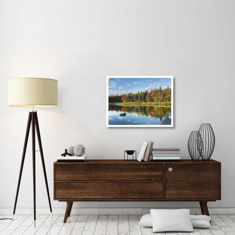 Coastline, Mount Desert Island, Maine-Paper Art-34&quotx26"