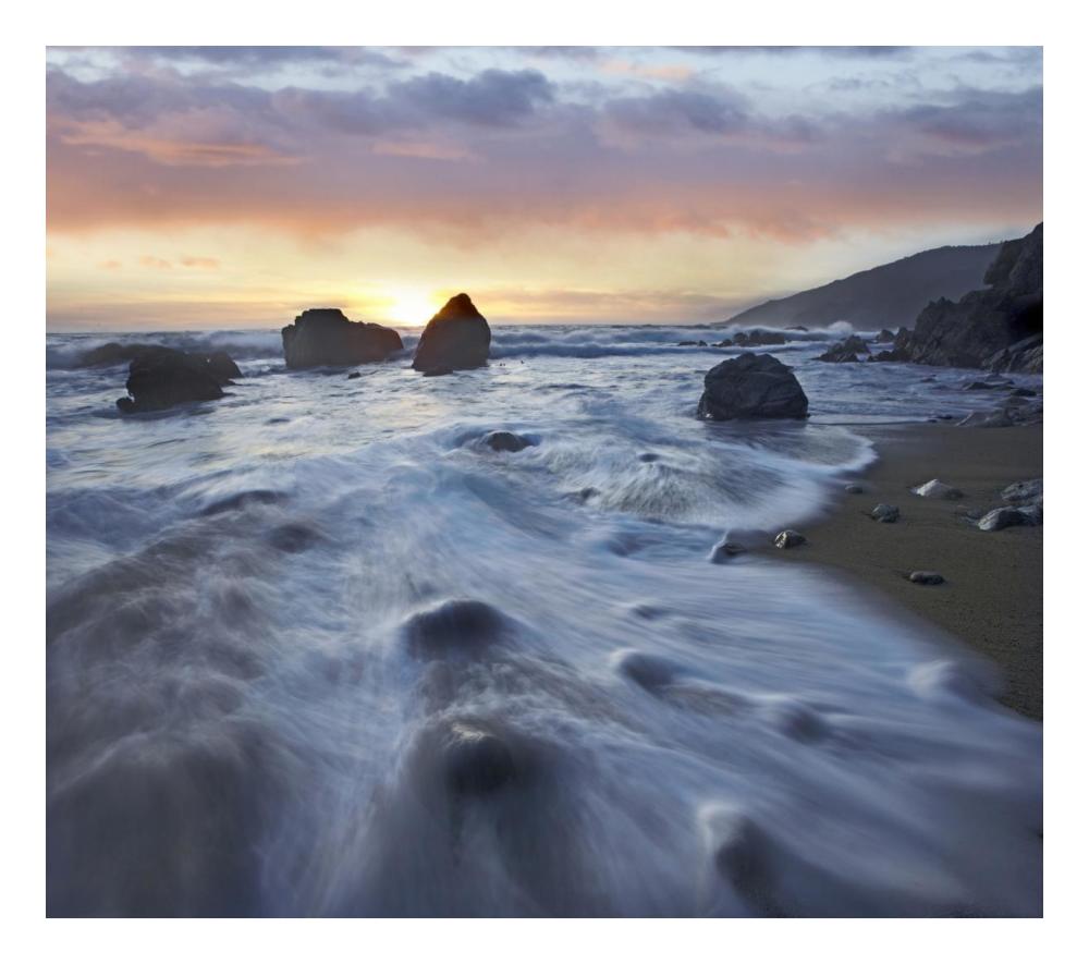 Kirk Creek Beach, Big Sur, California-Paper Art-24"x21.36"