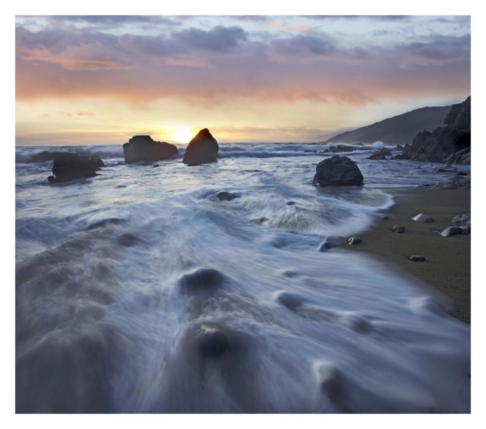 Kirk Creek Beach, Big Sur, California-Paper Art-32"x28.4"