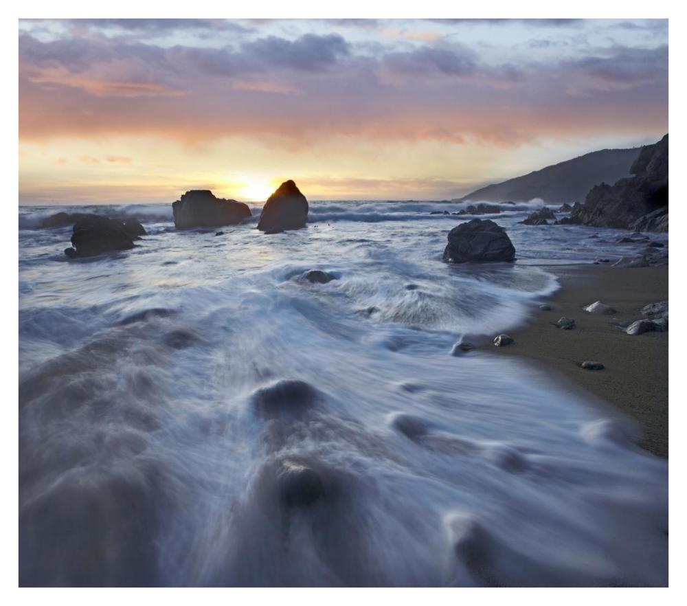 Kirk Creek Beach, Big Sur, California-Paper Art-38"x33.68"