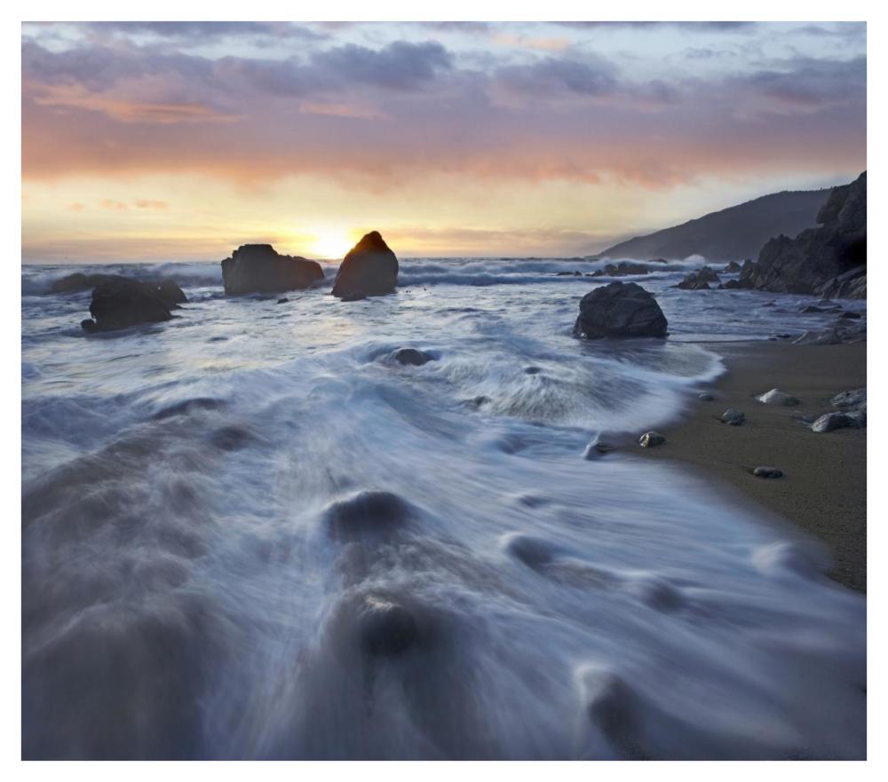 Kirk Creek Beach, Big Sur, California-Paper Art-42"x37.2"