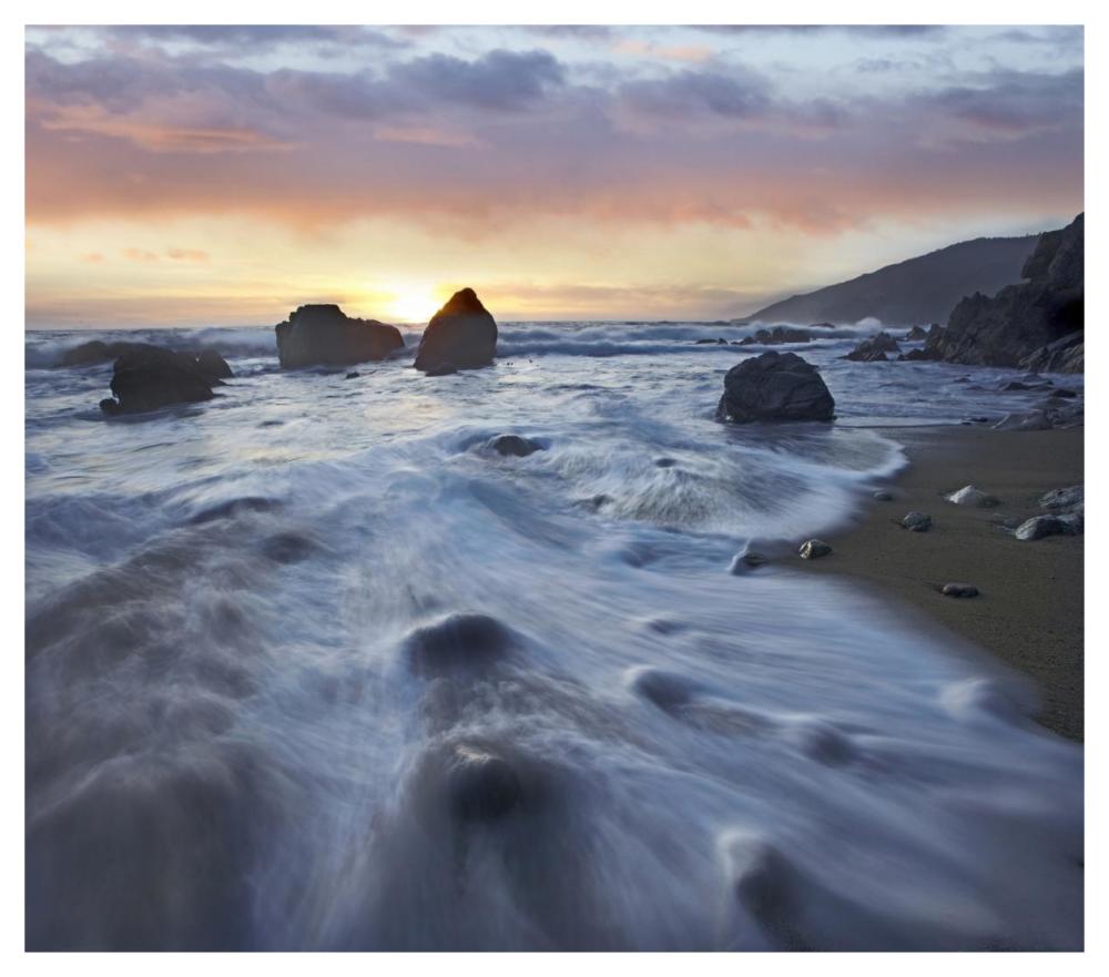 Kirk Creek Beach, Big Sur, California-Paper Art-46"x40.72"