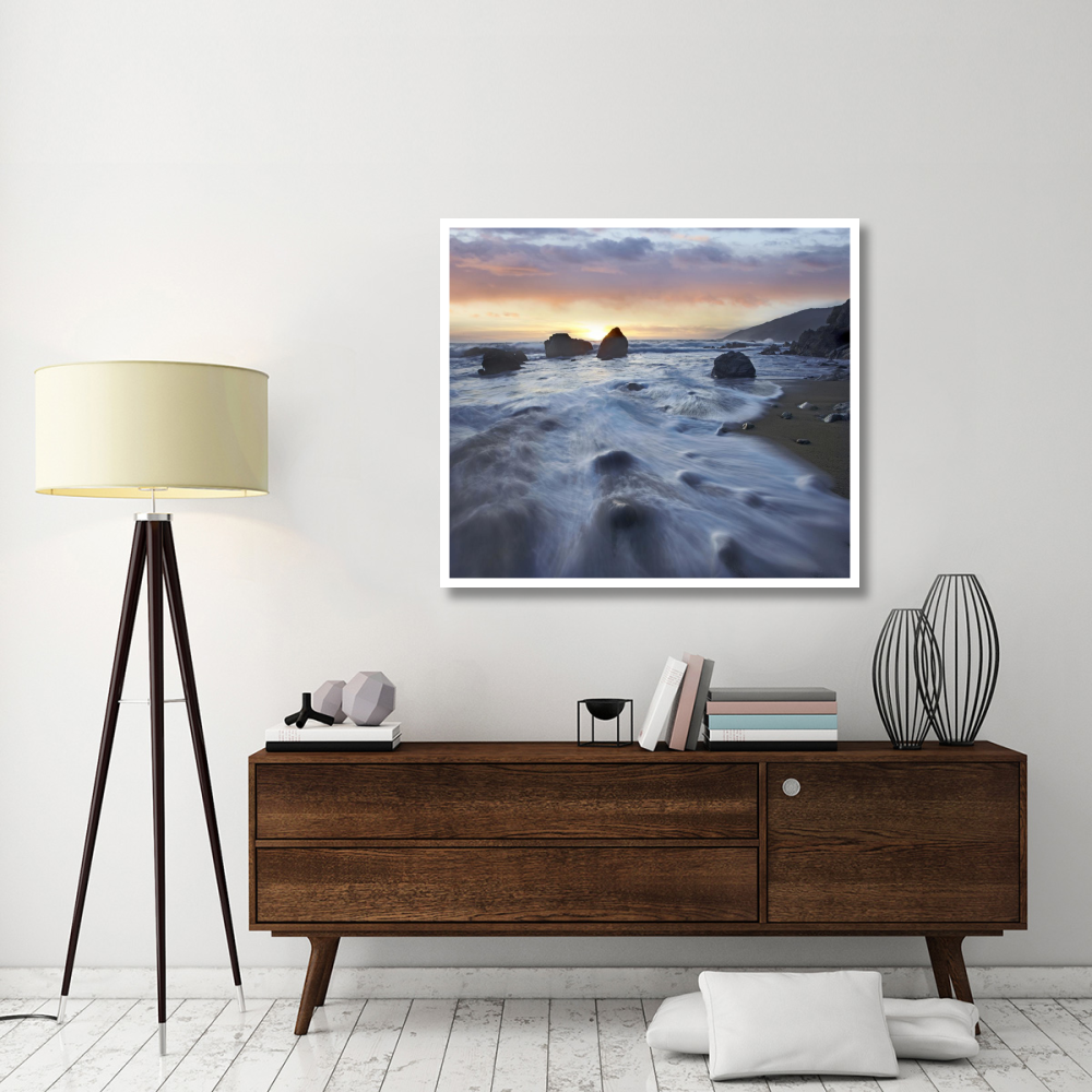 Kirk Creek Beach, Big Sur, California-Paper Art-46&quotx40.72"