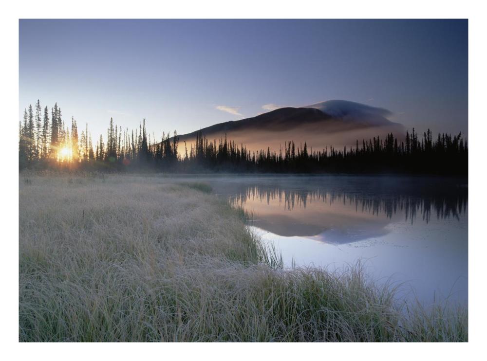 Nisling Range, Yukon Territory, Canada-Paper Art-26"x20"