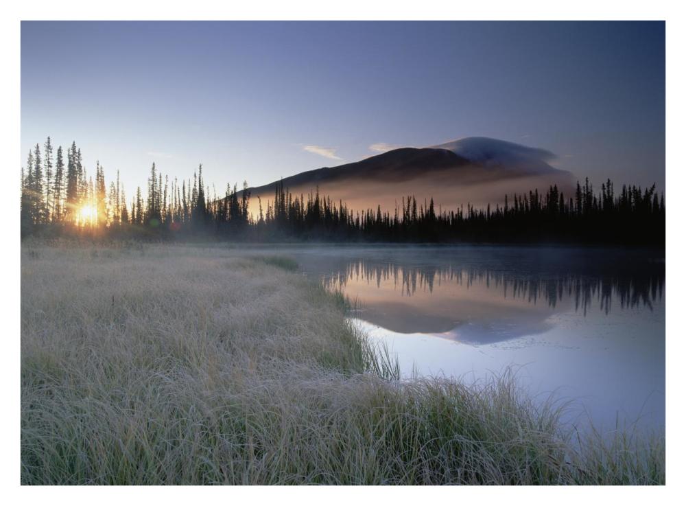 Nisling Range, Yukon Territory, Canada-Paper Art-34"x26"