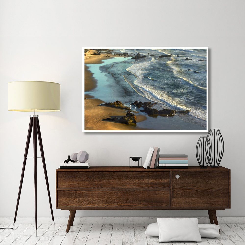 Incoming waves at Bandon Beach, Oregon-Paper Art-62&quotx42"
