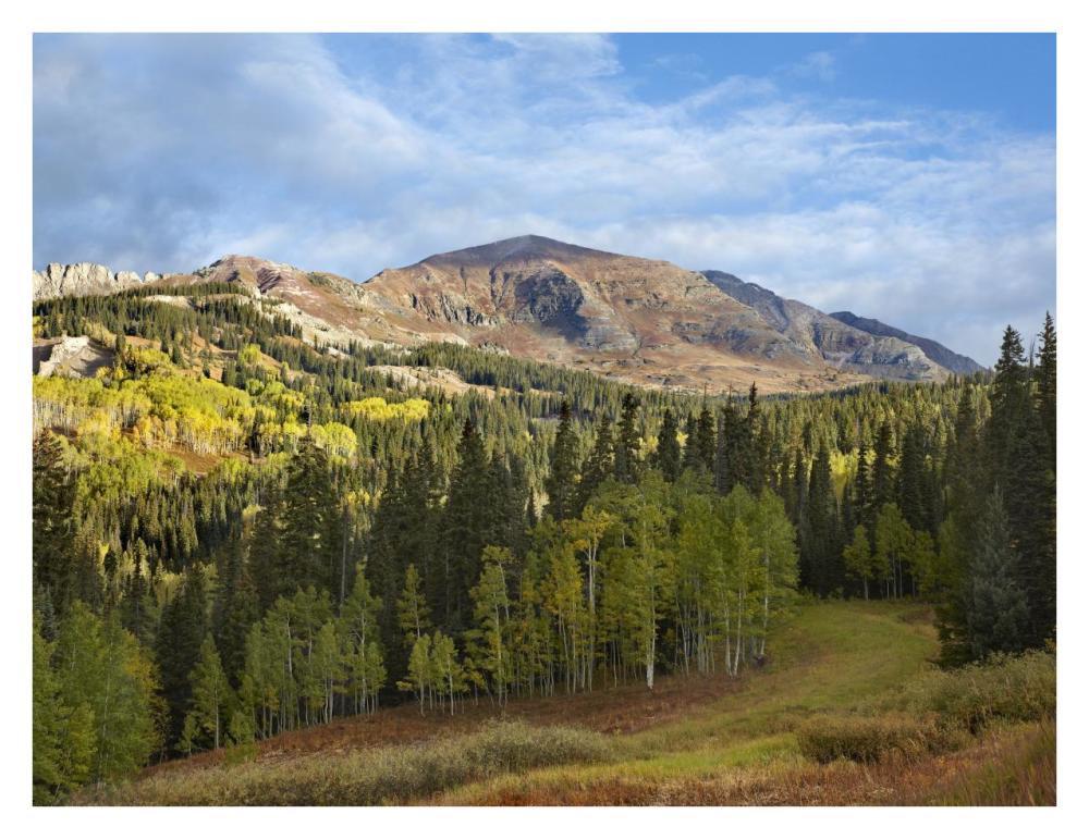 Ruby Peak near Crested Butte, Colorado-Paper Art-34"x26"