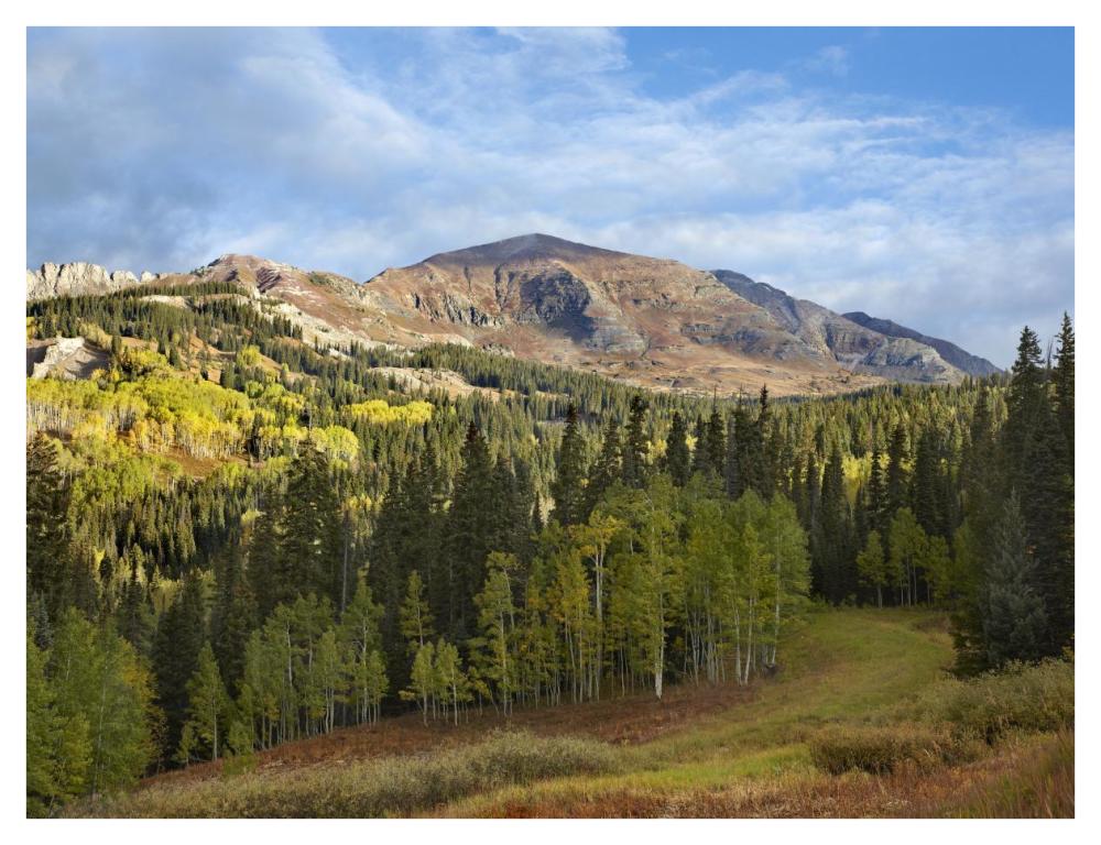 Ruby Peak near Crested Butte, Colorado-Paper Art-42"x32"
