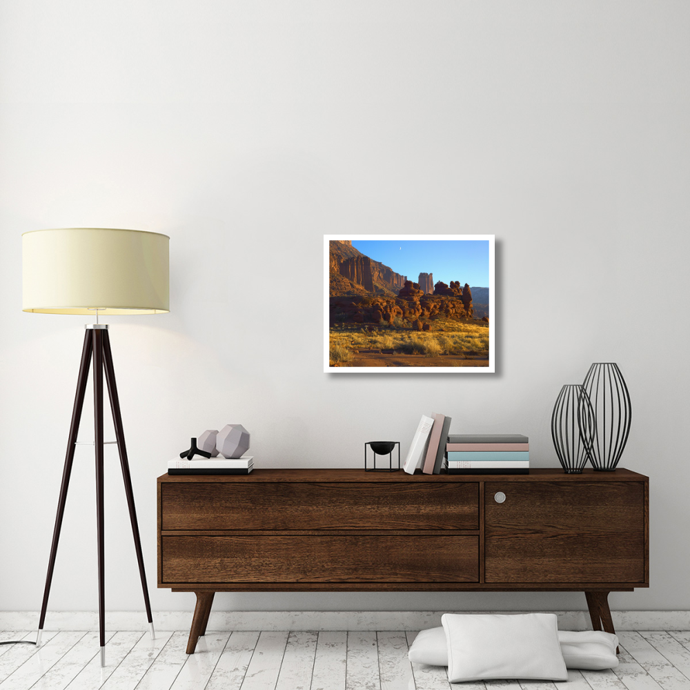 Fisher Towers at Professor Valley, Utah-Paper Art-30&quotx24"