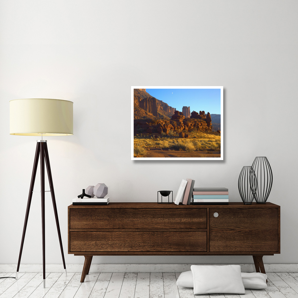 Fisher Towers at Professor Valley, Utah-Paper Art-37&quotx30"