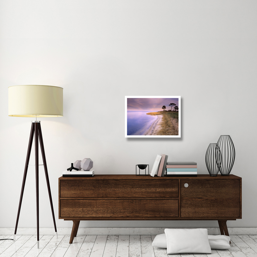 Beach along Saint Joseph's Bay, Florida-Paper Art-26&quotx20"