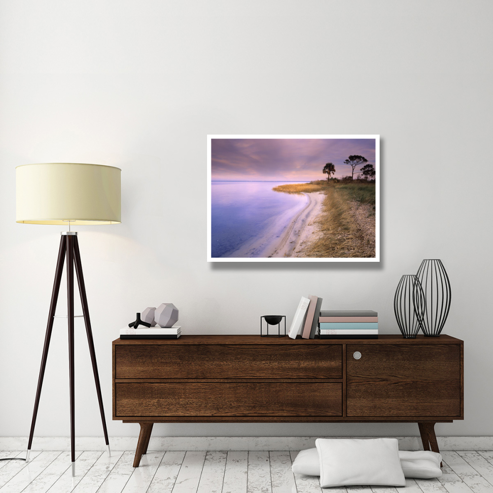 Beach along Saint Joseph's Bay, Florida-Paper Art-42&quotx32"