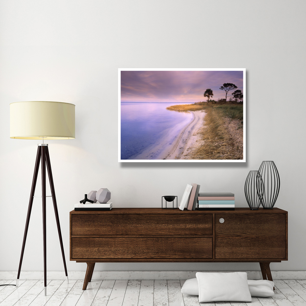 Beach along Saint Joseph's Bay, Florida-Paper Art-50&quotx38"