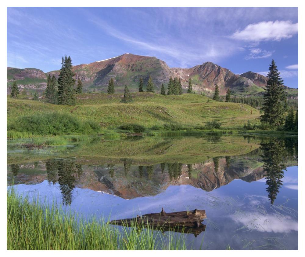 Ruby Peak, Raggeds Wilderness, Colorado-Paper Art-46"x38.52"