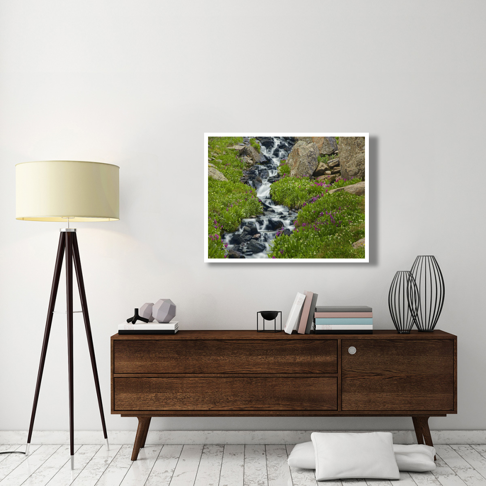 Porphyry Creek near Silverton, Colorado-Paper Art-42&quotx32"