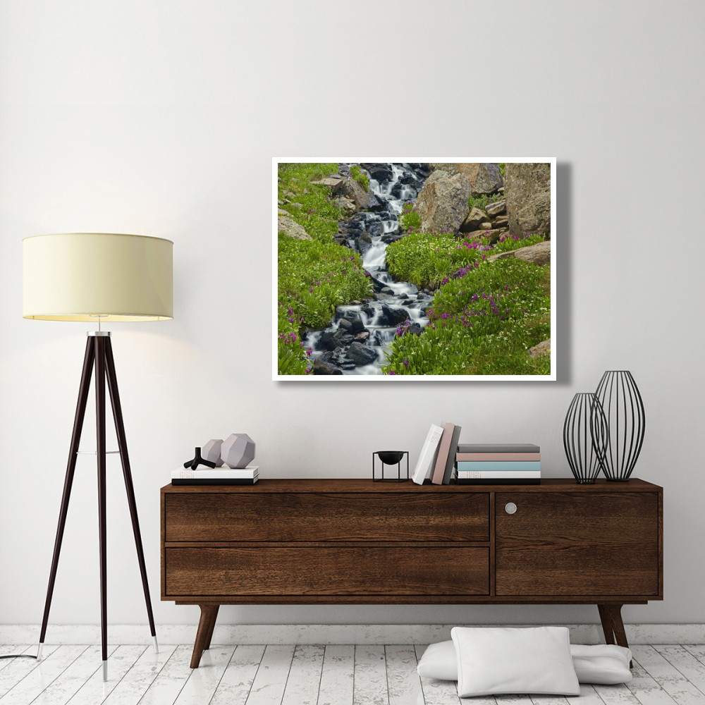 Porphyry Creek near Silverton, Colorado-Paper Art-50&quotx38"