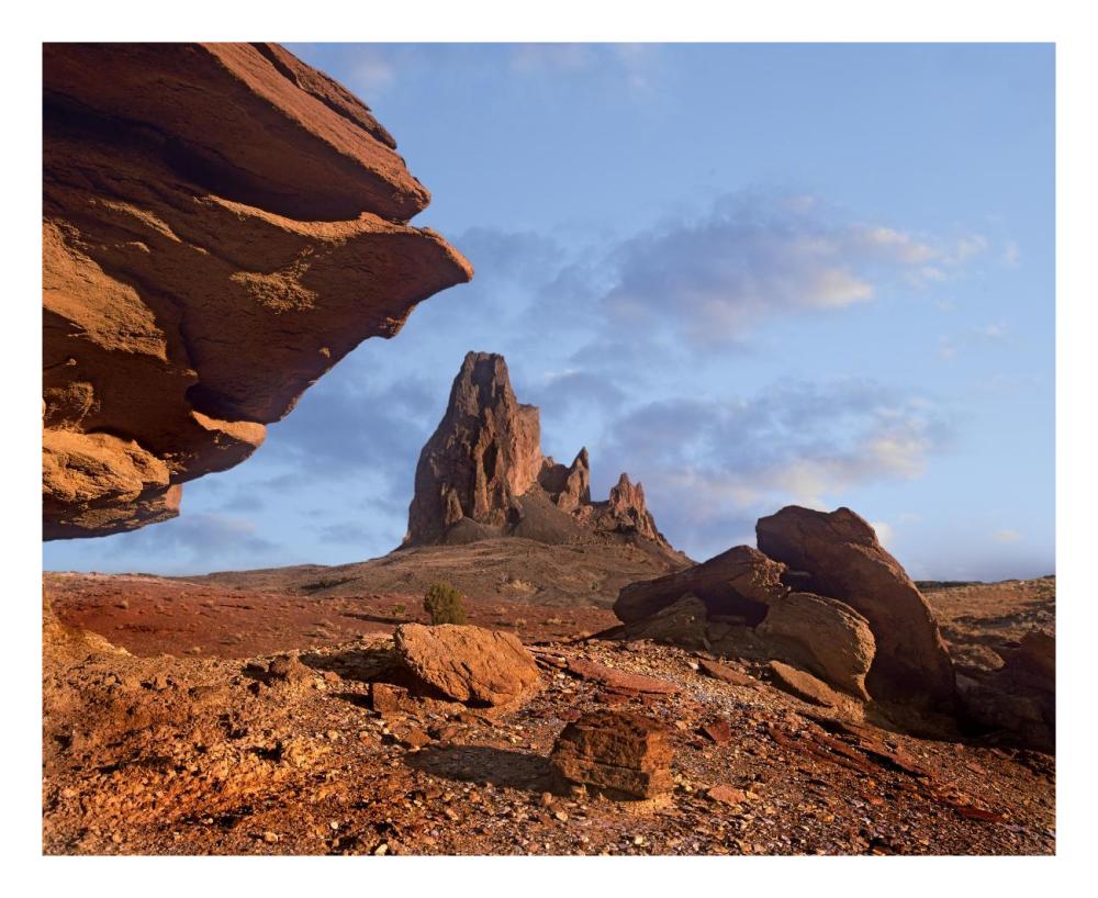 Rock formation, Monument Valley, Arizona-Paper Art-26"x22"