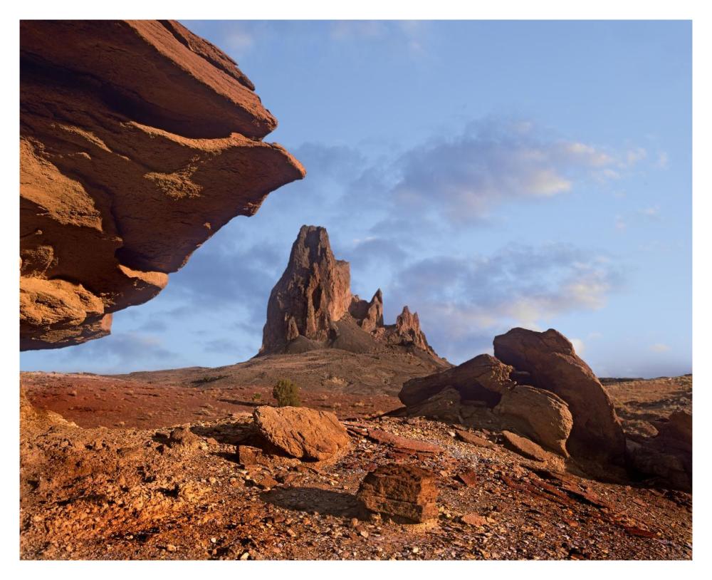Rock formation, Monument Valley, Arizona-Paper Art-37"x30"