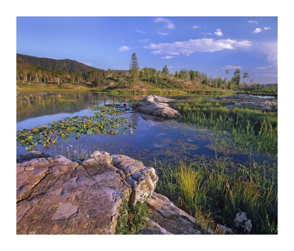 Scout Lake, San Juan Mountains, Colorado-Paper Art-18"x15.28"