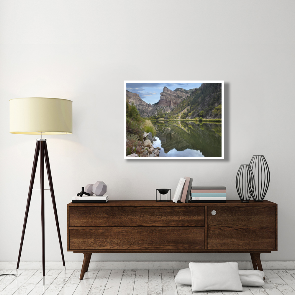 Colorado River, Glenwood Canyon, Colorado-Paper Art-42&quotx32"