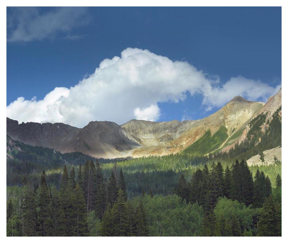 Elk Mountains near Crested Butte, Colorado-Paper Art-46"x38.96"