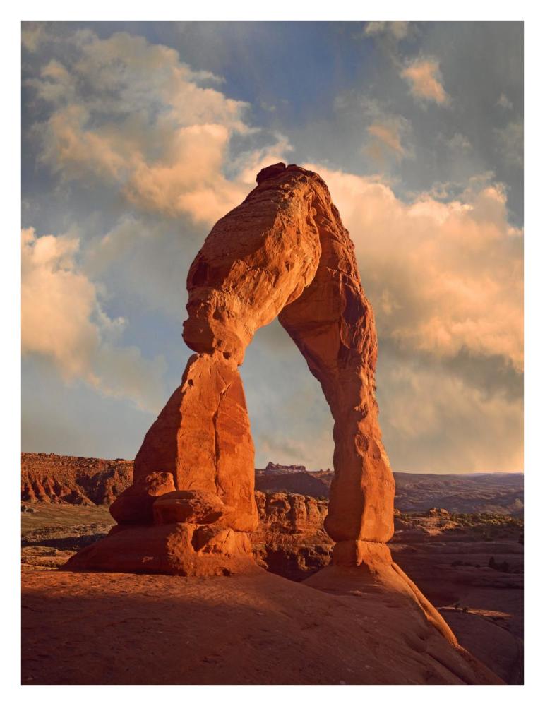 Delicate Arch in Arches National Park, Utah-Paper Art-26"x34"