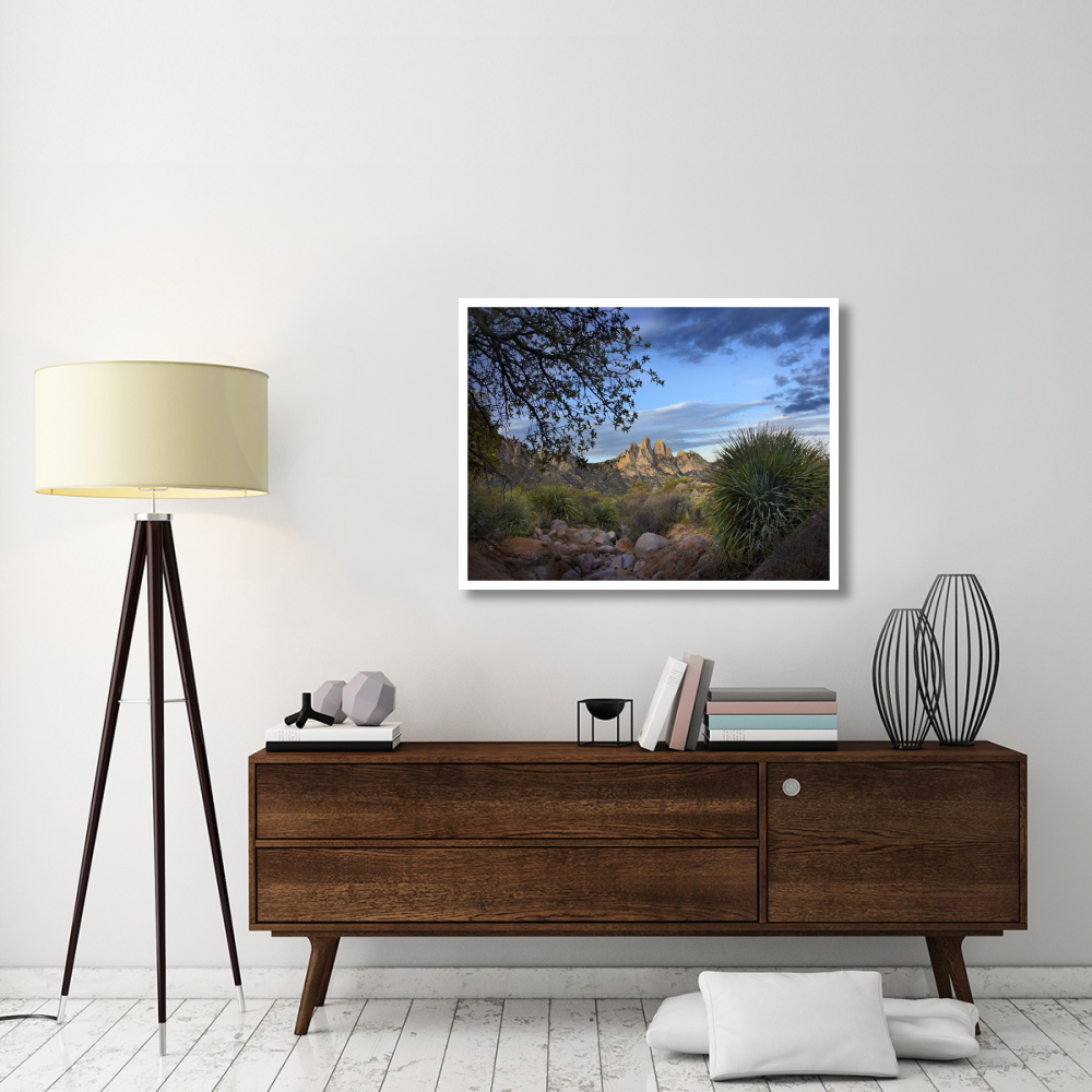 Organ Mountains near Las Cruces, New Mexico-Paper Art-42&quotx32"