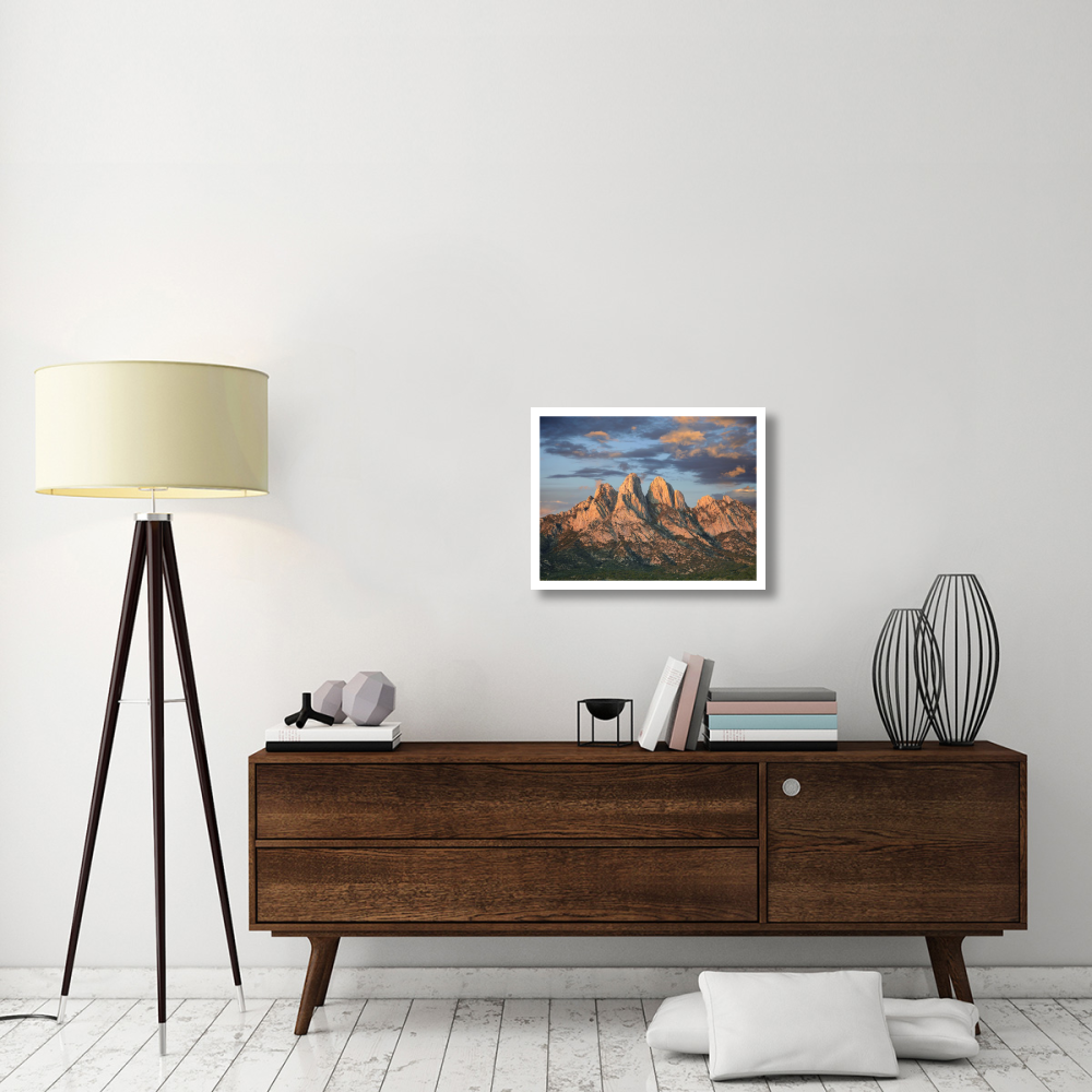 Organ Mountains near Las Cruces, New Mexico-Paper Art-26&quotx20"