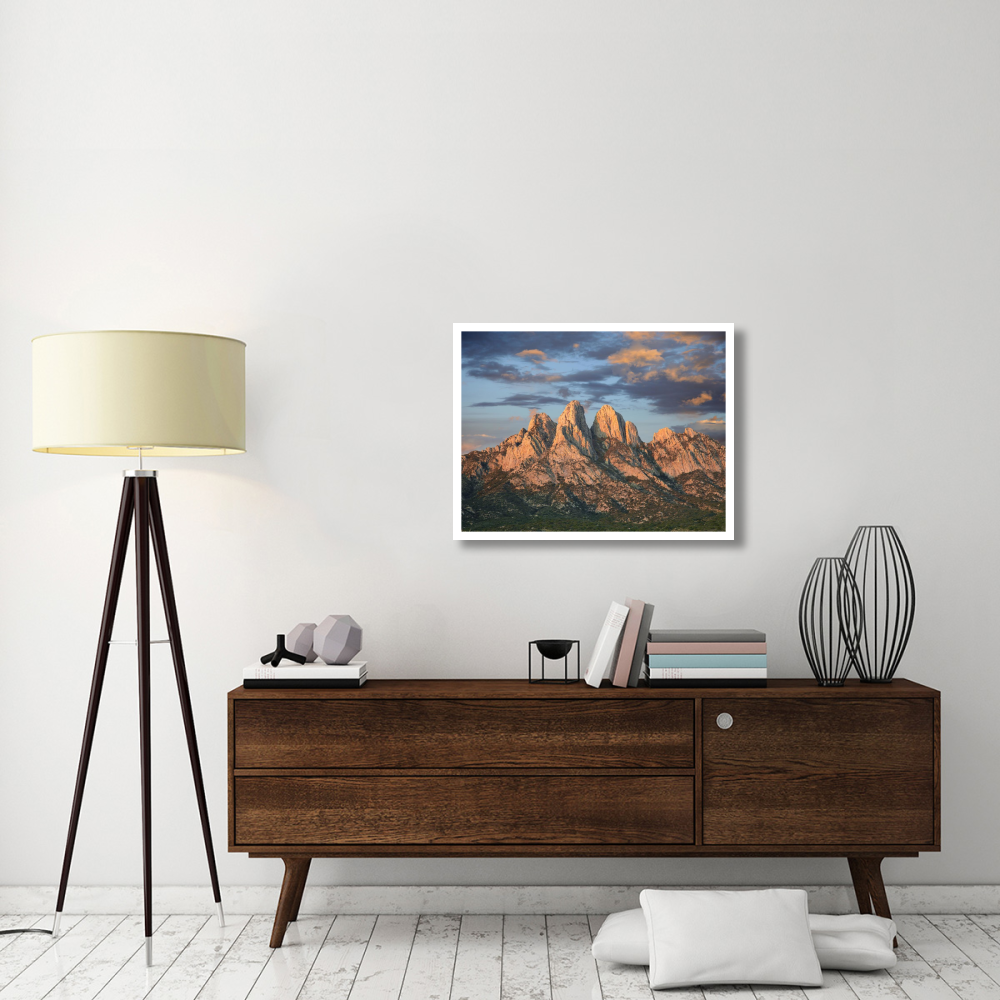 Organ Mountains near Las Cruces, New Mexico-Paper Art-34&quotx26"