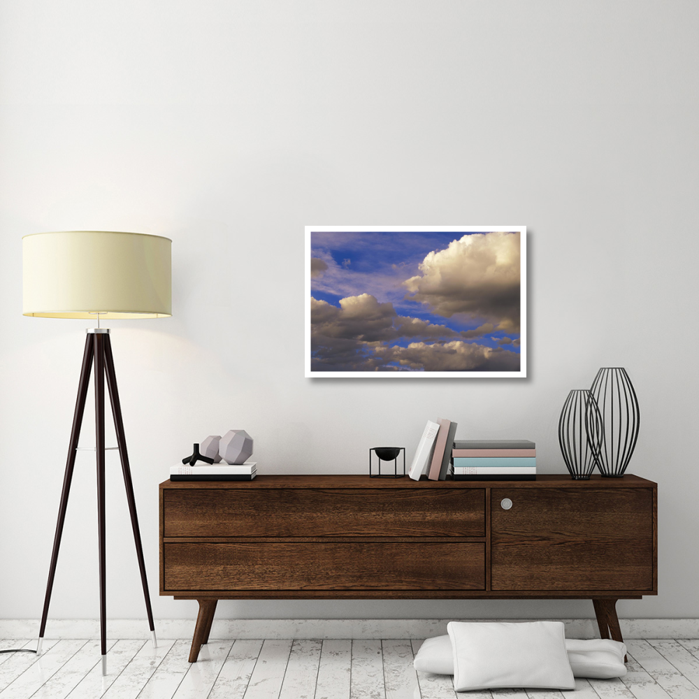 Colorful clouds against blue sky, New Mexico-Paper Art-38&quotx26"