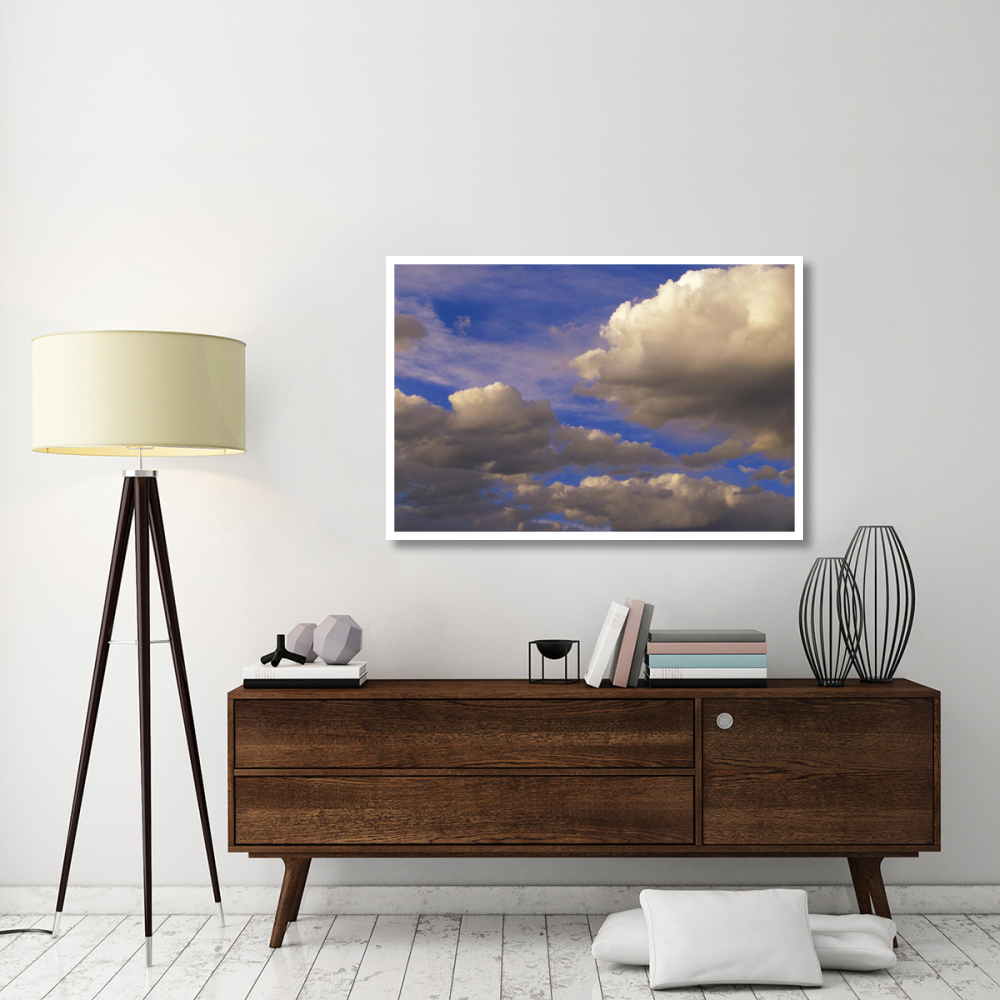 Colorful clouds against blue sky, New Mexico-Paper Art-50&quotx34"