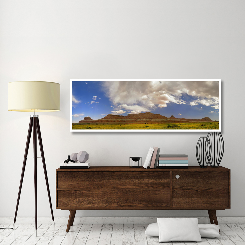 Big Wild Horse Mesa near Goblin Valley, Utah-Paper Art-74&quotx26"