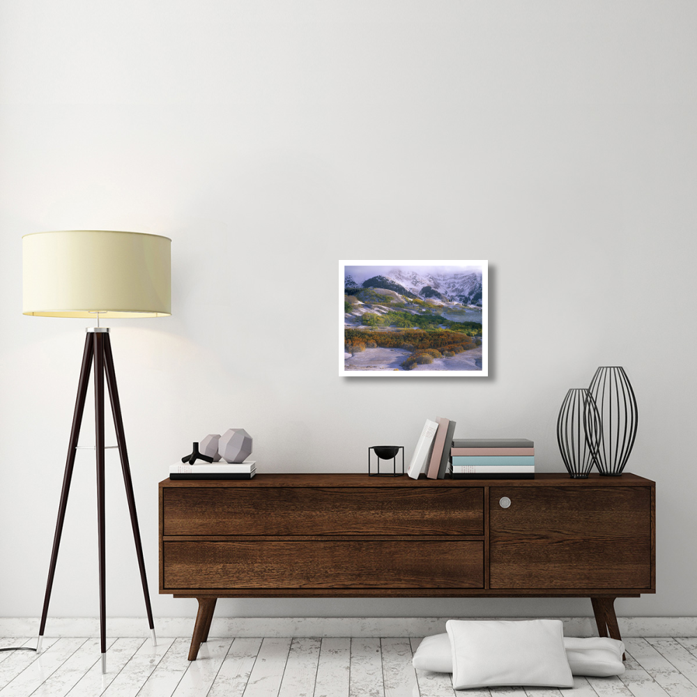 Elk Mountains with dusting of snow, Colorado-Paper Art-26&quotx20"