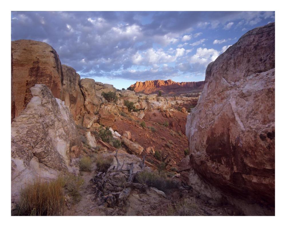 Meeks Mesa, Capitol Reef National Park, Utah-Paper Art-26"x20"