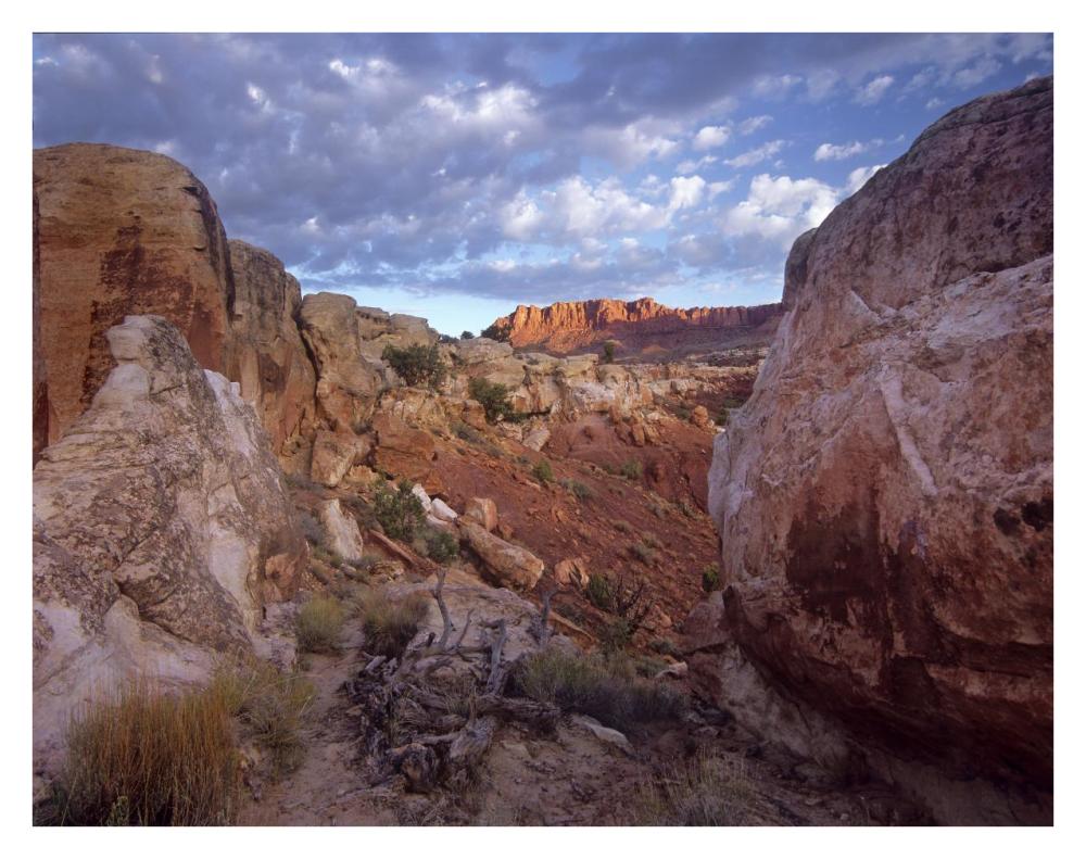 Meeks Mesa, Capitol Reef National Park, Utah-Paper Art-34"x26"