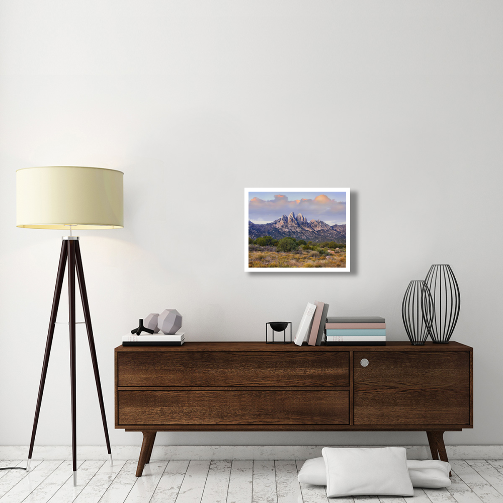 Organ Mountains, Chihuahuan Desert, New Mexico-Paper Art-26&quotx20"